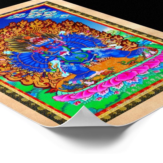 Coole Thangka-Tätowierung Poster (Ecke)