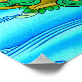 Coole Thangka Vajrasattva Tattoo mandala Poster (Ecke)