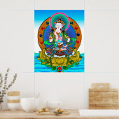 Coole Thangka Vajrasattva Tattoo mandala Poster (Küche)