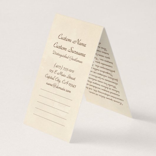 Coole Tibetthangka Usnisa Sitatapatra Visitenkarten (Rückseite)