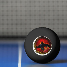 Coole Tierart Bat Modern Tischtennisball