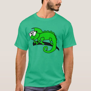 Coole Tierentwürfe des Chamäleon-Hipsters T-Shirt