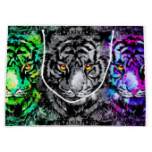 Coole Tiger-Artwork - Große Katzen - Tiger-Geschen Geschenktüte (Vorderseite)