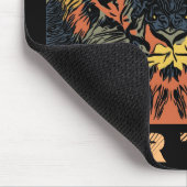 Coole Tiger-Gesichtskunst Fügen Sie Ihren eigenen Mousepad (Ecke)