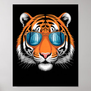 Coole Tiger-Kostüm Für Männer Frauen Kinder Muster Poster