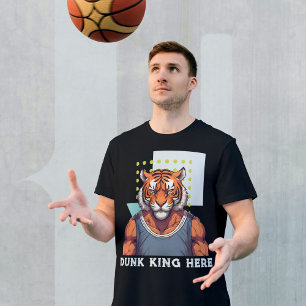 Coole Tigergeschenke für Basketball-Liebhaber Trai T-Shirt