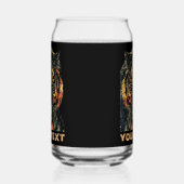 Coole Tigerschauspiele ergänzen Ihren eigenen Text Dosenglas (Links)