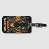 Coole Tigerschauspiele ergänzen Ihren eigenen Text Gepäckanhänger (Vorderseite (Horizontal))