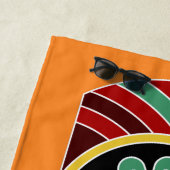 Coole Tiki Totem individuelle Name und Farbhandtuc Strandtuch (Beispiel)