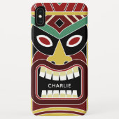 Coole Tiki Totem-Name-Telefon-Hüllen Case-Mate iPhone Hülle (Rückseite)
