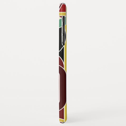 Coole Tiki Totem-Name-Telefon-Hüllen Case-Mate iPhone Hülle (Hinten/Links)