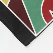 Coole Tiki Totems individuelle Name Fleece-Decke Fleecedecke (Ecke)