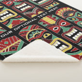 Coole Tiki Totems Vliesdecke Sherpadecke (3/4)