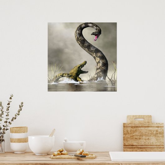 Coole Titanoboa Poster (Küche)