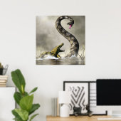 Coole Titanoboa Poster (Heimbüro)