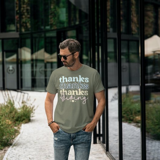 Coole Töne Erntedank Retro Typografie T-Shirt