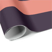 Coole Tone-Markierungsstreifen in Schwarz und Oran Geschenkpapier (Rolleneckpunkt)