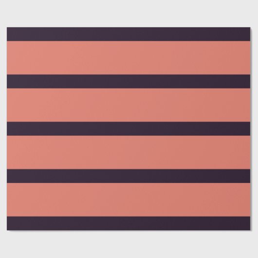 Coole Tone-Stifte, schwarz und orange Streifen Geschenkpapier (Flach)