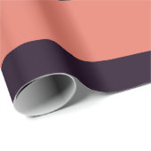 Coole Tone-Stifte, schwarz und orange Streifen Geschenkpapier (Rolleneckpunkt)