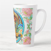 Coole traditionelle japanische Drachenholzkunst Milchtasse (Rechts)