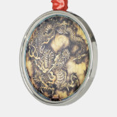 Coole traditionelle japanische orientalische silbernes ornament (Links)