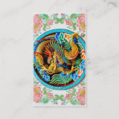 Coole traditionelle japanische orientalische visitenkarte (Rückseite)