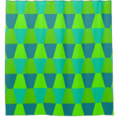 Coole Trapezoide Duschvorhang (Vorderseite)