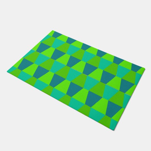 Coole Trapezoide Fußmatte (Schrägansicht)