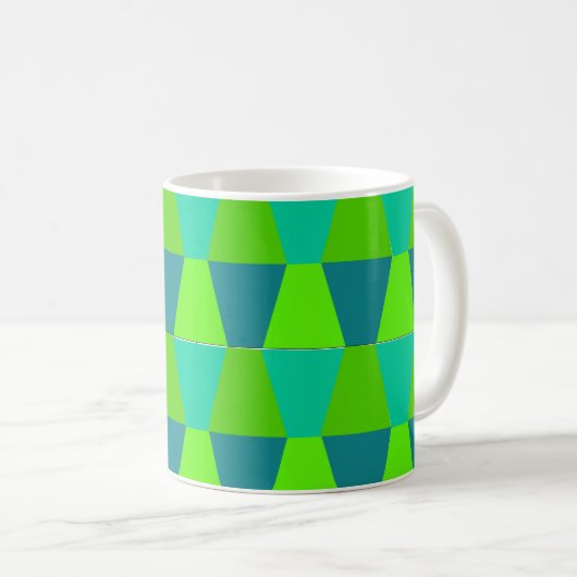 Coole Trapezoide Kaffeetasse (VorderseiteRechts)
