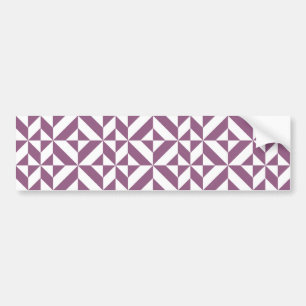 Coole Traube Geometrisches Deco-Würfelmuster Autoaufkleber