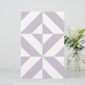 Coole Traubengeometrie Deko Cube Muster Briefpapier (Stehend Vorderseite)