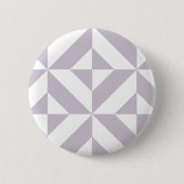 Coole Traubengeometrie Deko Cube Muster Button (Vorderseite)