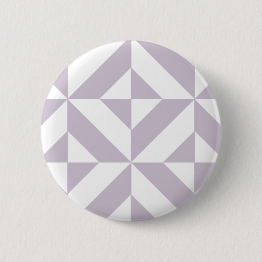 Coole Traubengeometrie Deko Cube Muster Button (Vorderseite)