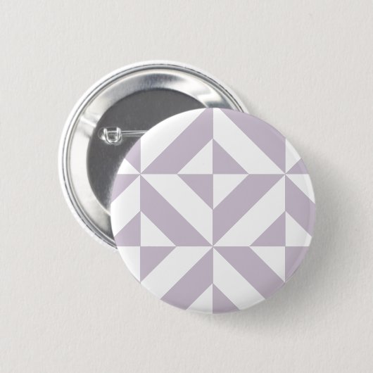 Coole Traubengeometrie Deko Cube Muster Button (Vorne & Hinten)