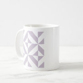 Coole Traubengeometrie Deko Cube Muster Kaffeetasse (Vorderseite Links)