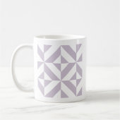 Coole Traubengeometrie Deko Cube Muster Kaffeetasse (Links)