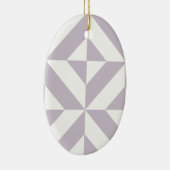 Coole Traubengeometrie Deko Cube Muster Keramikornament (Rechts)