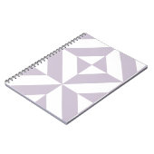 Coole Traubengeometrie Deko Cube Muster Notizblock (Linke Seite)