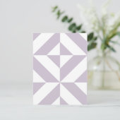 Coole Traubengeometrie Deko Cube Muster Postkarte (Stehend Vorderseite)