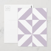 Coole Traubengeometrie Deko Cube Muster Postkarte (Vorne/Hinten)