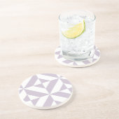 Coole Traubengeometrie Deko Cube Muster Sandstein Untersetzer (Seite)