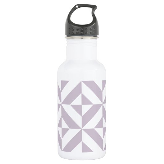Coole Traubengeometrie Deko Cube Muster Trinkflasche (Vorderseite)