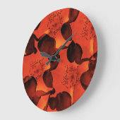 Coole, trendige, einzigartige digitale Kunst der B Große Wanduhr (Winkel)