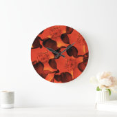 Coole, trendige, einzigartige digitale Kunst der B Große Wanduhr (Zuhause)