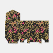 Coole trendige Imitate Gold Glitzer geometrische M Geschenkschachtel (Ungefaltet)