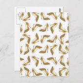 Coole trendige Imitate Gold Glitzer High Heels Sch Postkarte (Vorne/Hinten)