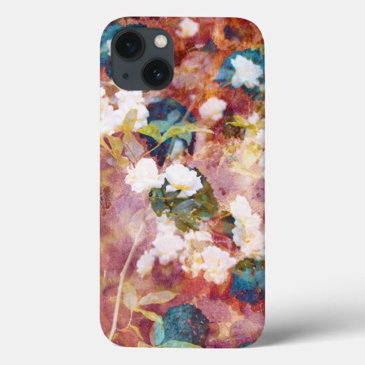Coole, trendige Kunst der romantischen Blume Case-Mate iPhone Hülle (Rückseite)