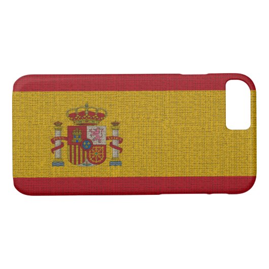 Coole trendige Spanienflagge Case-Mate iPhone Hülle (Rückseite (Horizontal))