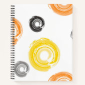 Coole, trendige, urbane, moderne Malpinselkunst Notizblock (Vorderseite)