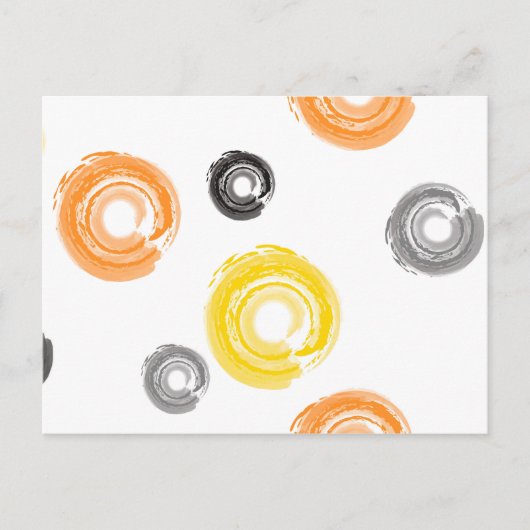 Coole, trendige, urbane, moderne Malpinselkunst Postkarte (Vorderseite)